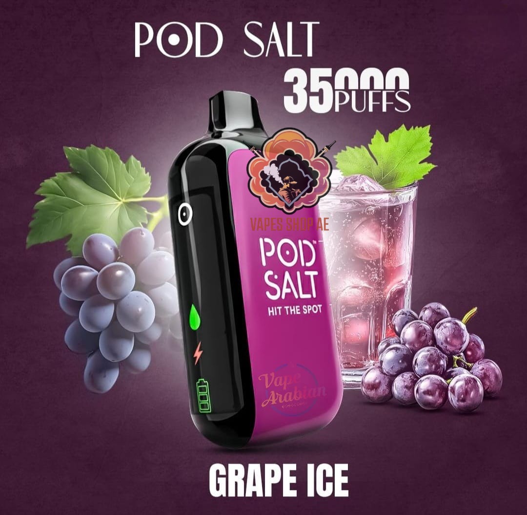 Pod Salt 35K Disposable Vape Grape Ice 1 Pod Salt 35K Disposable Vape Grape Ice 1