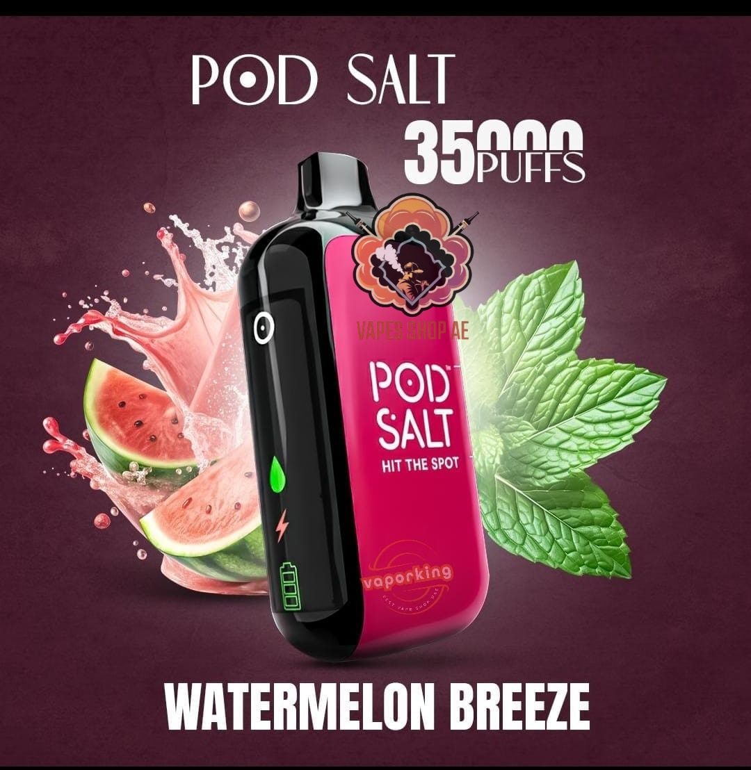 Pod Salt 35K Disposable Vape Vape Watermelon Breeze Pod Salt 35K Disposable Vape Vape Watermelon Breeze
