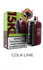 Podsalt 15000 Puffs 2 Nicotine Disposable Cola Lime