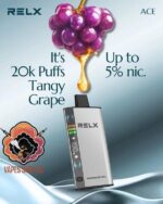 RELX Ace 20000 Puffs Disposable Vape Tangy Grape