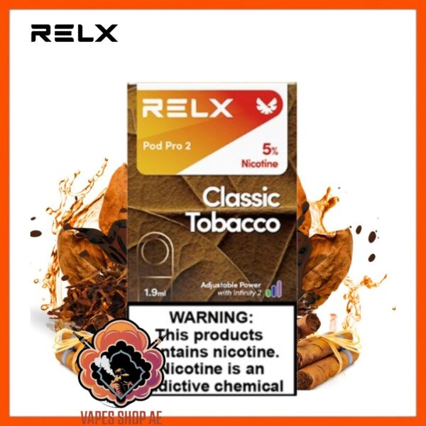 RELX Pod Pro 2 Pods Classic Tobacco