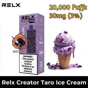 Relx Creator Extra Pods Taro Ice Cream