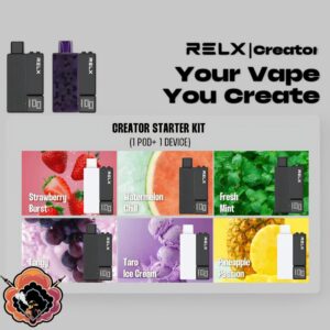 Relx Creator Starter Kit 15000 puffs