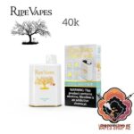 Ripe Vapes IVORY 20MG and 50MG 40000 Puffs Disposable Vape Cool Mint Ice