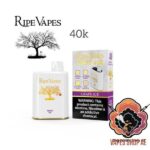 Ripe Vapes IVORY 20MG and 50MG 40000 Puffs Disposable Vape Grape Ice