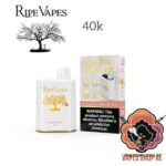 Ripe Vapes IVORY 20MG and 50MG 40000 Puffs Disposable Vape Passion Fruit Ice