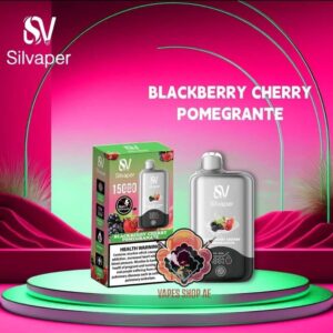 Silvaper 15000 Puffs Disposable Vape Blackberry Cherry Pomegranate