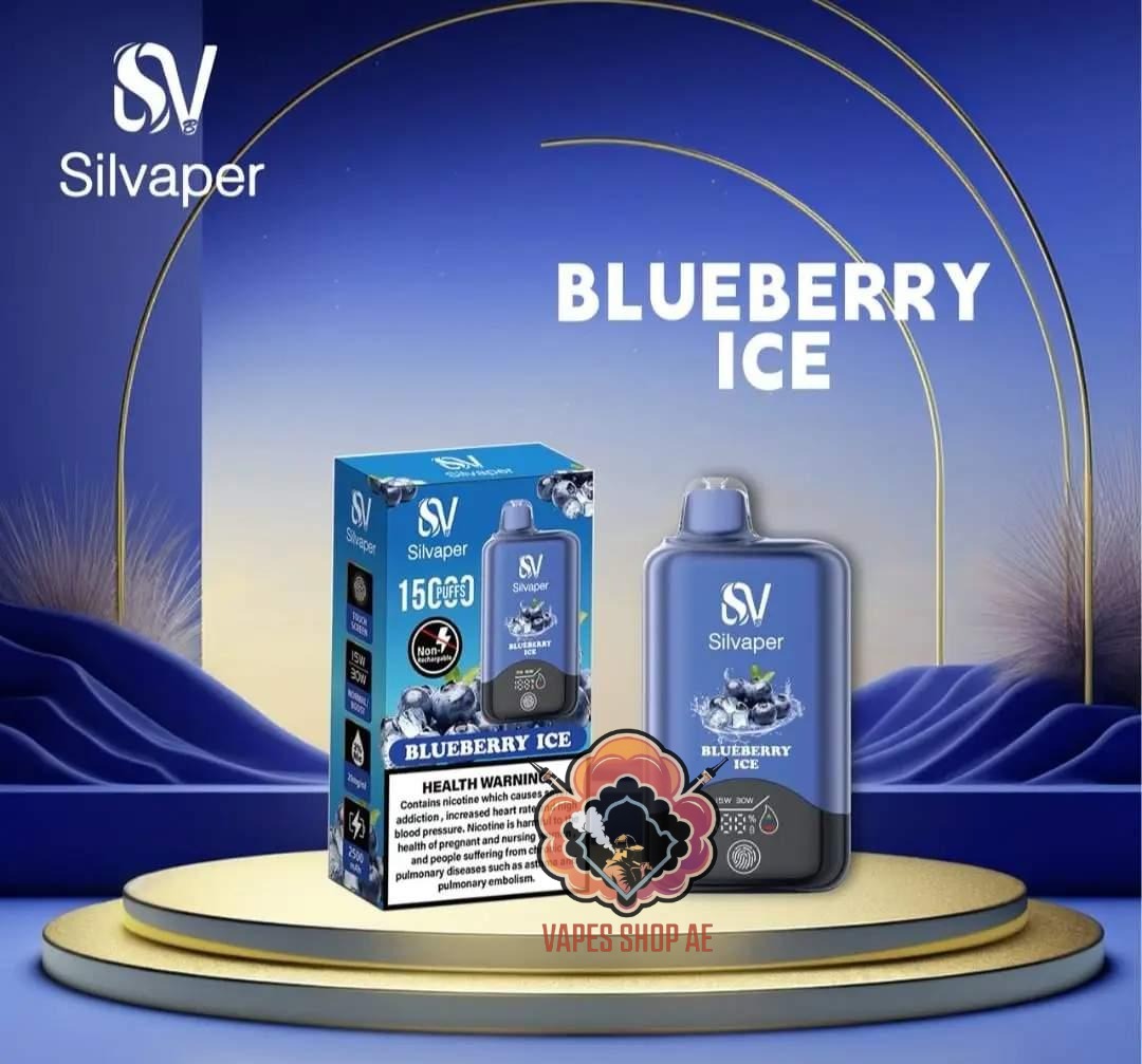 Silvaper 15000 Puffs Disposable Vape Blueberry Ice Silvaper 15000 Puffs Disposable Vape Blueberry Ice