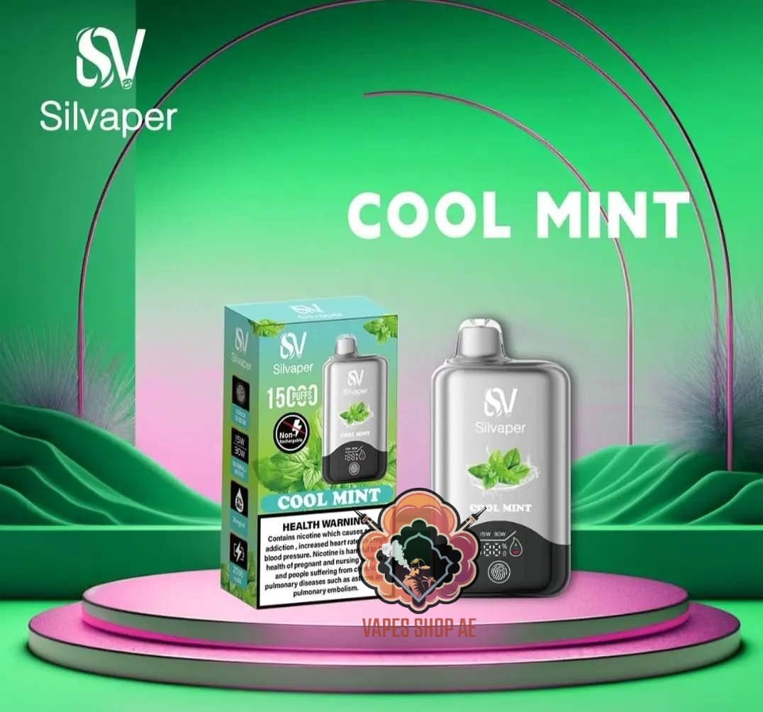 Silvaper 15000 Puffs Disposable Vape Cool Mint Silvaper 15000 Puffs Disposable Vape Cool Mint