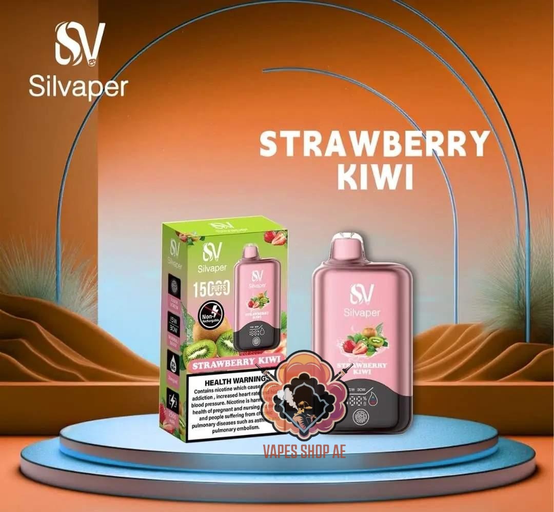 Silvaper 15000 Puffs Disposable Vape Strawberry Kiwi Silvaper 15000 Puffs Disposable Vape Strawberry Kiwi