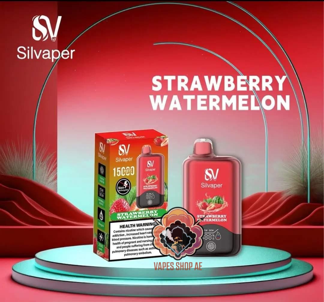 Silvaper 15000 Puffs Disposable Vape Strawberry Watermelon Silvaper 15000 Puffs Disposable Vape Strawberry Watermelon