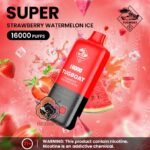 TUGBOAT Super 16000 Puffs 50MG Disposable Vape Price in Dubai Strawberry Watermelon Ice