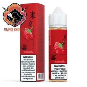 Tokyo E liquid 60ml 0mg Nicotine Iced Cranberry Raspberry
