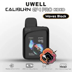Uwell Caliburn G4 Pro KOKO Pod Kit Waves Black