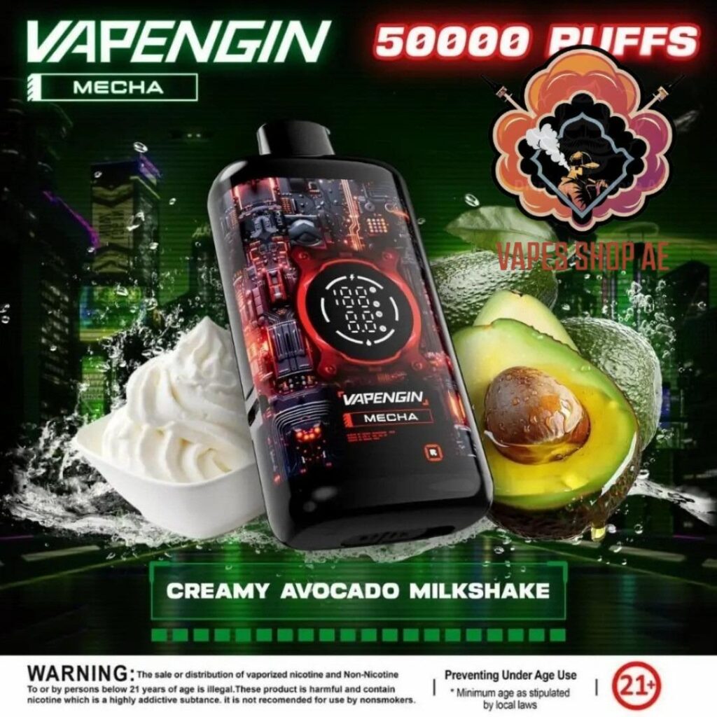 VAPENGIN Meacha 50000 Puffs Disposable Vape Creamy Avocado Milkshake