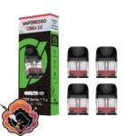 VAPORESSO XROS Replacement Pod Cartridge 4PK 2ML Corex 2.0 Mesh 0.8 OHMS