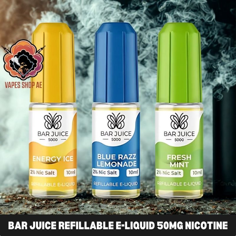 bar juice refillable e liquid 50mg nicotine in dubai Bar Juice Refillable E-Liquid