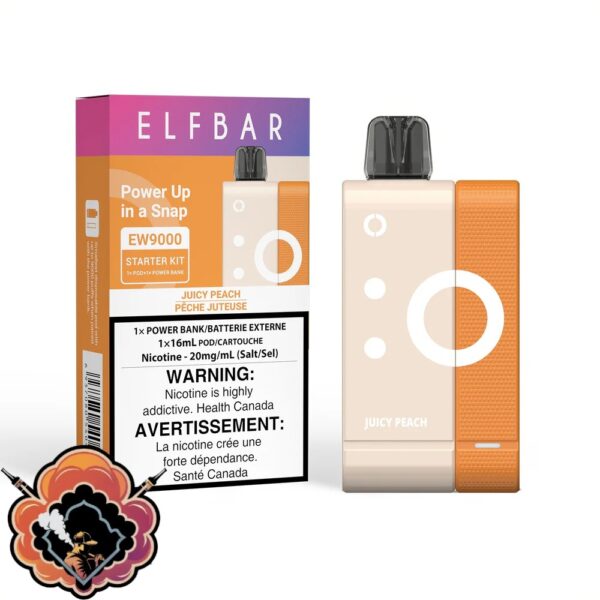 elf bar ew9000 prefilled elfbar juicy peach
