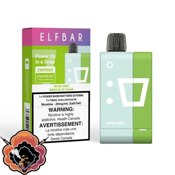 elf bar ew9000 prefilled elfbar miami mint
