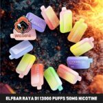 elfbar raya d1 13000 puffs 50mg nicotine in dubai
