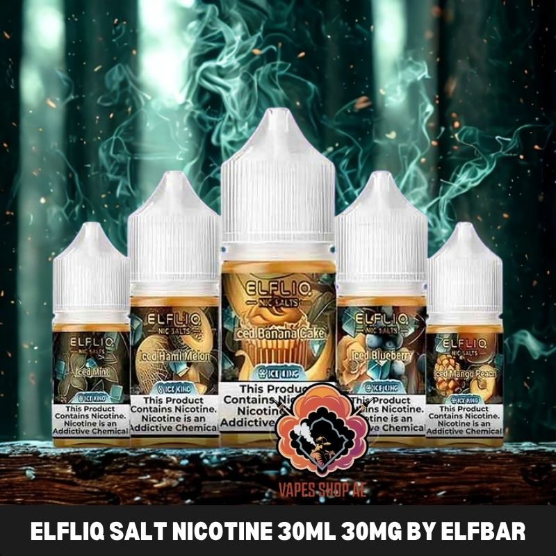elfliq salt nicotine 30ml 30mg by elfbar Elfliq Saltnic E-liquid 30MG