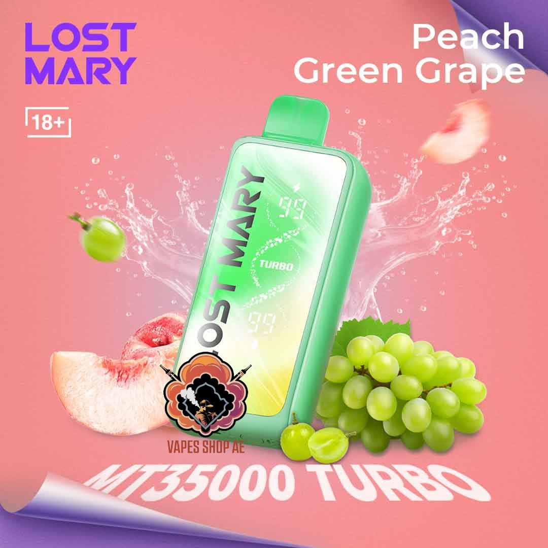 lost mary mt35000 peachgreengrape lost mary mt35000 peachgreengrape