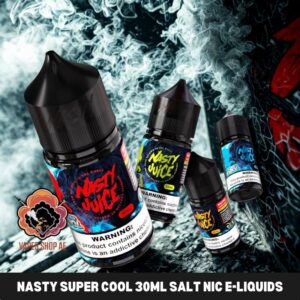 nasty super cool 30ml salt nic e liquids 35mg and 50mg in dubai