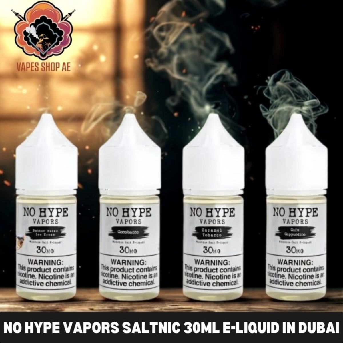 no hype vape juice No Hype Vapors Saltnic 30ml E-Liquid In Dubai main image 1