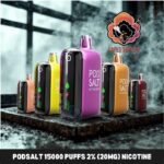podsalt 15000 puffs 20mg nicotine disposable