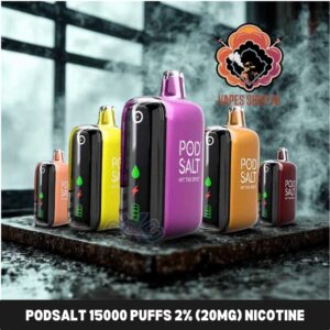 podsalt 15000 puffs 20mg nicotine disposable