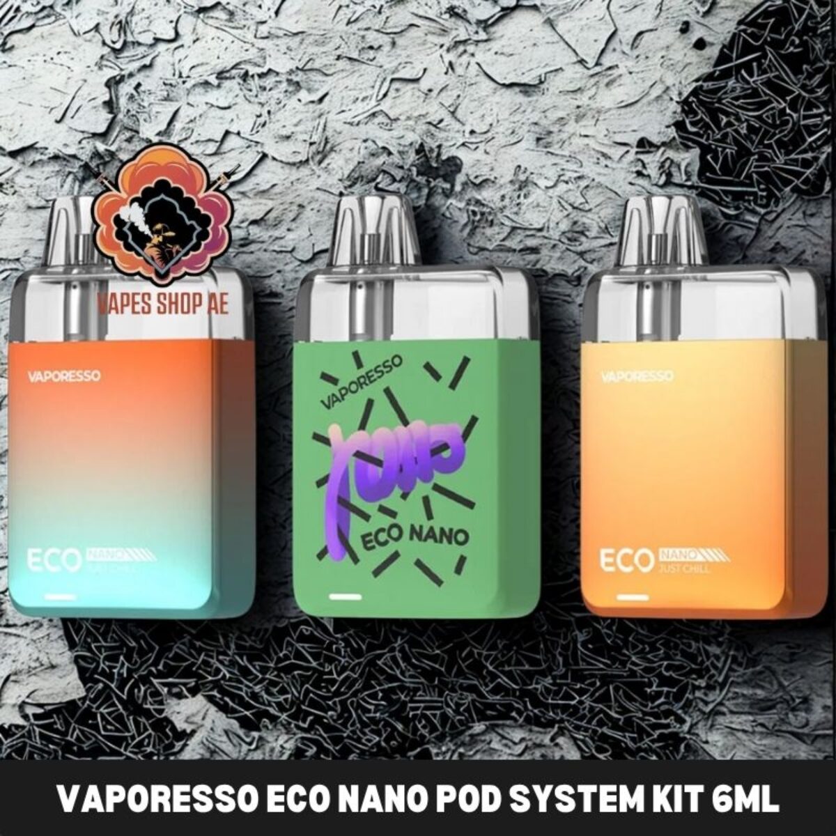vaporesso 6ml pod Vaporesso ECO Nano Pro Pod System Kit 1000mAh 6ml – FrenzyFog main image 1