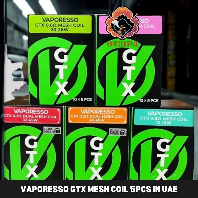 vaporesso gtx mesh coil 5pcs in uae Vaporesso GTX Mesh Coil
