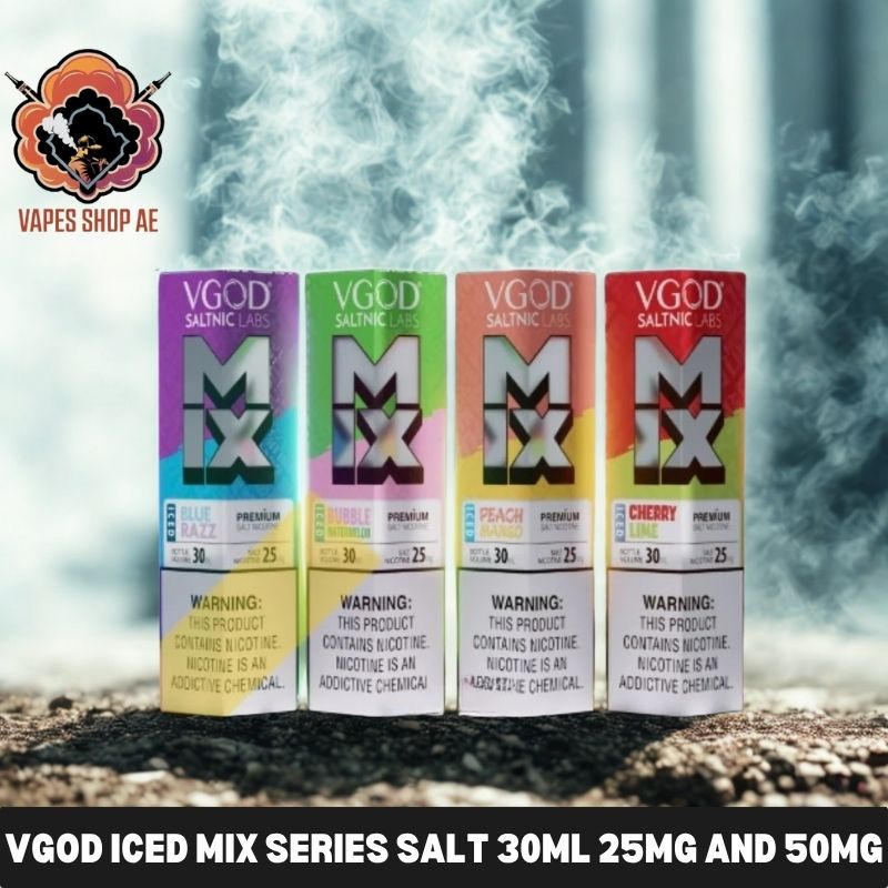 vgod iced mix series salt 30ml 25mg and 50mg in dubai