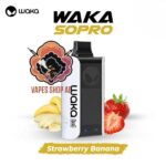 waka sopro 10000 puffs disposable vape strawberry banana