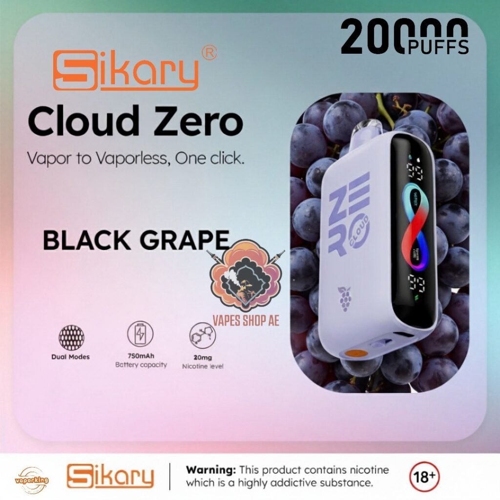 Sikary Cloud Zero 20000 Puffs Black Grape