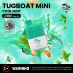 Tugboat Mini 2000 Puffs 2 Nicotine Disposable Vape in UAE Cool Mint