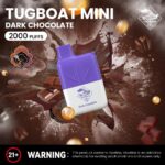 Tugboat Mini 2000 Puffs 2 Nicotine Disposable Vape in UAE Dark Chocolate