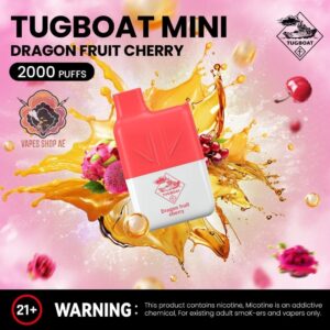 Tugboat Mini 2000 Puffs 2 Nicotine Disposable Vape in UAE Dragon Fruit Cherry