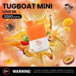 Tugboat Mini 2000 Puffs 2 Nicotine Disposable Vape in UAE Love 66