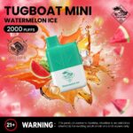 Tugboat Mini 2000 Puffs 2 Nicotine Disposable Vape in UAE Watermelon ice