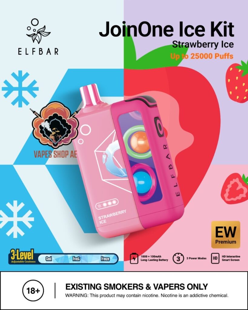 elf bar joinone ice kit in uae strawberry ice