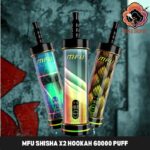 mfu shisha x2 hookah 60000 puff disposable vape in dubai