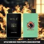 myle mini box 1500 puffs 20mg nicotine