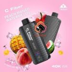 veiik c fiber 40000 puffs peach mango watermelon