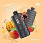 veiik c fiber 40000 puffs strawberry mango