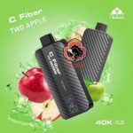 veiik c fiber 40000 puffs two apple