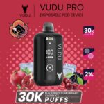 vudu pro 30k puffs 20 mg blackberry pomegranate cherry ice