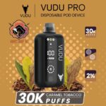vudu pro 30k puffs 20 mg caramel tobacco