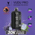 vudu pro 30k puffs 20 mg grape ice