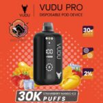 vudu pro 30k puffs 20 mg strawberry mango ice